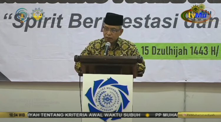 Puncak Milad ke-6, Rektor Komitmen Wujudkan UM Bandung Sebagai 'Islamic Technopreneur University'