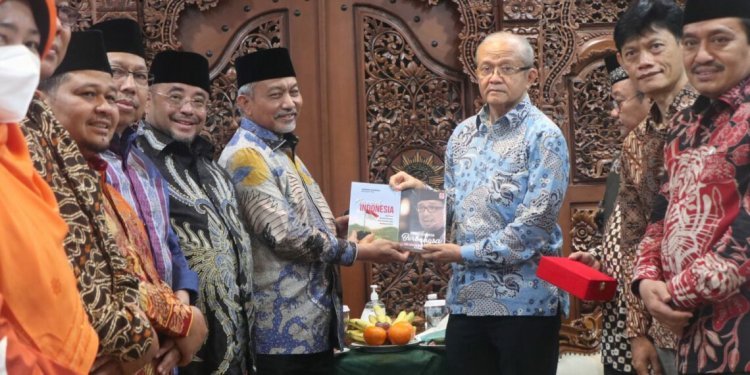 Didampingi Abdul Mu'ti, Anwar Abbas Terima Silaturahmi DPP PKS