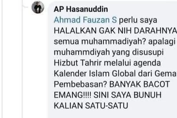 Pernyataan Sikap Pemuda Muhammadiyah Tangsel, Merespon Komentar Ancaman Peneliti BRIN