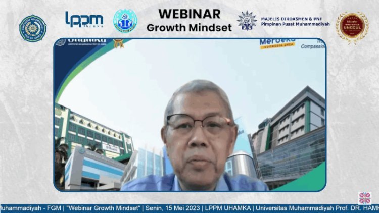 Uhamka dan Majelis Dikdasmen PNF Gelar 'Webinar Growth Mindset', Diikuti Kepala Sekolah dan Guru