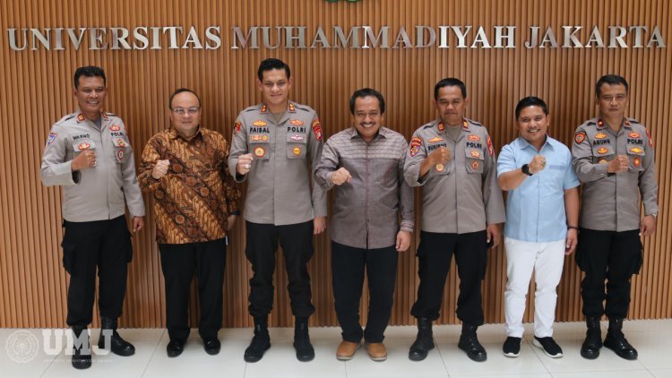 Rektor UMJ Terima Kunjungan Silahturahmi Jajaran Polres Tangsel