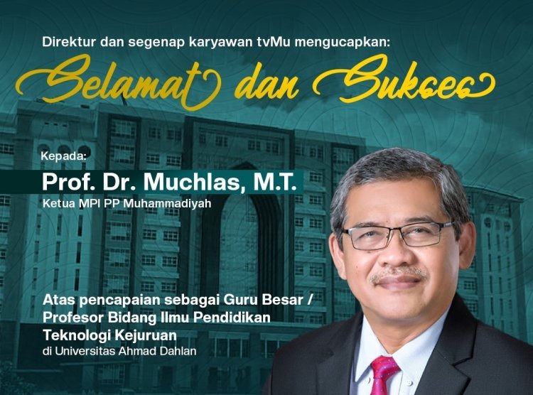 Raih Gelar Profesor, Muchlas MT Jadi Guru Besar Bidang Ilmu Pendidikan Teknologi Kejuruan