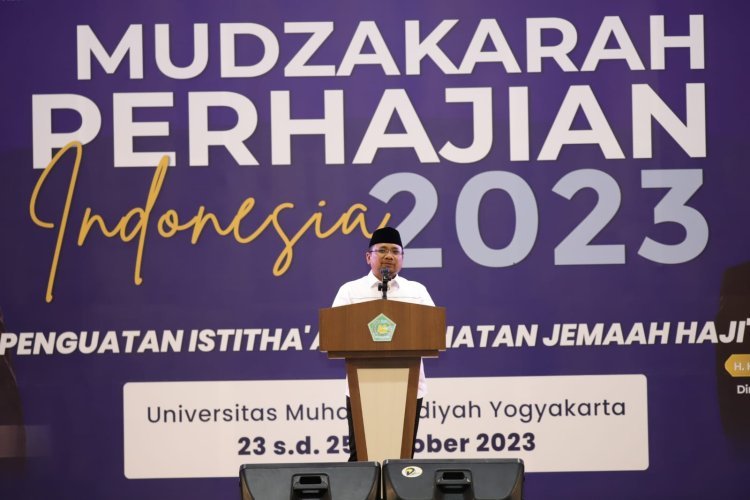 Menag Yaqut Minta Mudzakarah Perhajian Indonesia Bahas Tuntas Syarat Istitha'ah Kesehatan