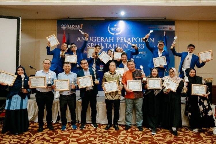 UMSU Jadi Juara Umum Pelaporan SPMI Perguruan Tinggi Swasta LLDikti Wilayah 1 Sumatera Utara 2023