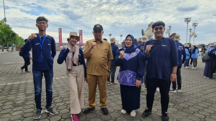 Tiga Mahasiswa UM Palembang Ikuti KKN Tematik BIDADARI LLDikti Wilayah II