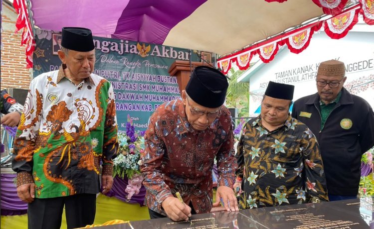 Resmikan Sejumlah Amal Usaha PCM Larangan, Haedar Nashir Ajak Bersama Bangun Peradaban