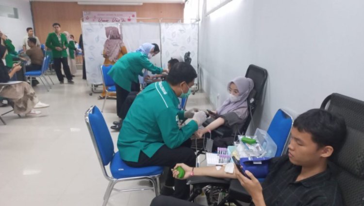 UM Palembang Bersama PORTI Gelar Aksi Donor Darah
