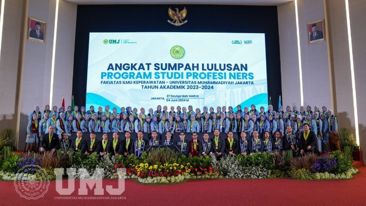 Gelar Upacara Angkat Sumpah Ners 2024, Ketua BPH UMJ Ingatkan Jaga Nama Baik Kampus