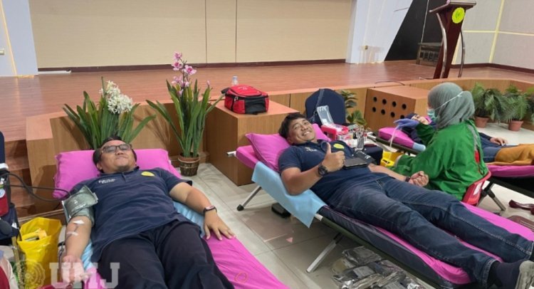 IMM Fakultas Teknik UMJ dan PMI Jakarta Pusat Adakan Donor Darah