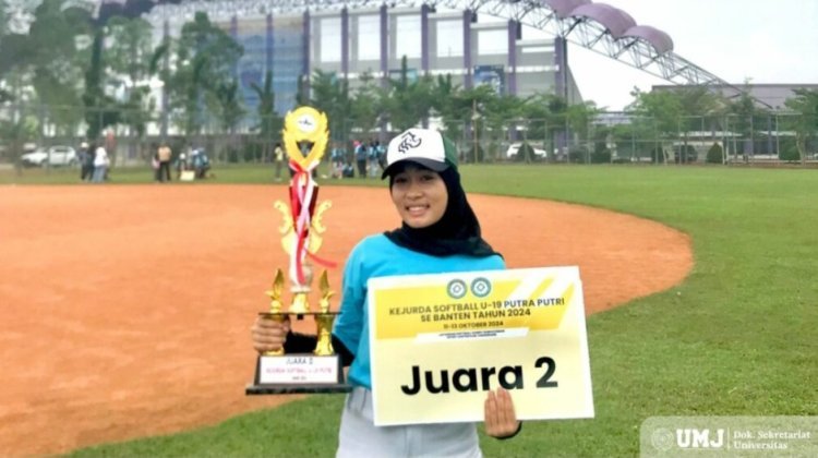 Mahasiswa Prodi Arsitektur UMJ Ini Raih Medali Silver pada Kejuaraan Daerah U-19 Banten Cabor Softball