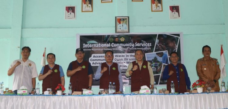 UM Palembang Gelar International Community Services di Kabupaten Ogan Ilir